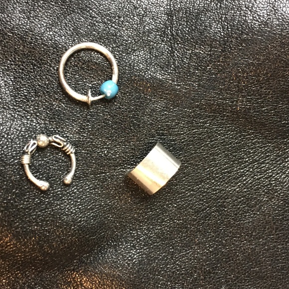 Jewelry - Lot of 3 sterling silver ear cuffs